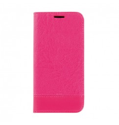 Wallet Folio Case, cover a libro - Samsung Galaxy S7 Edge - Cherry