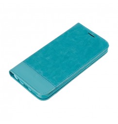 Wallet Folio Case, cover a libro - Samsung Galaxy S7 Edge - Turchese