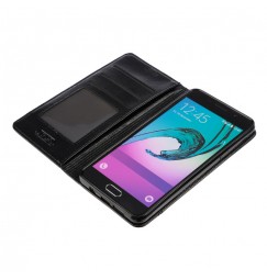 Wallet Folio Case, cover a libro - Samsung Galaxy A5 2016 - Nero