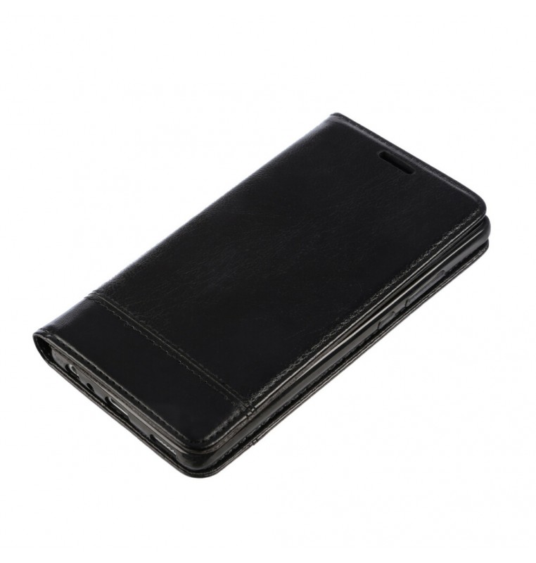 Wallet Folio Case, cover a libro - Huawei P9 - Nero
