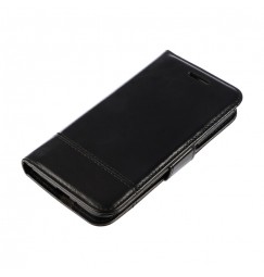 Wallet Folio Case, cover a libro - Samsung Galaxy J1 2016 - Nero