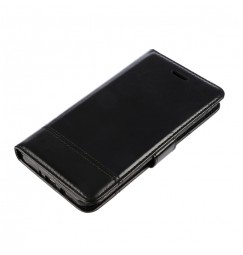 Wallet Folio Case, cover a libro - Samsung Galaxy J7 2016 - Nero
