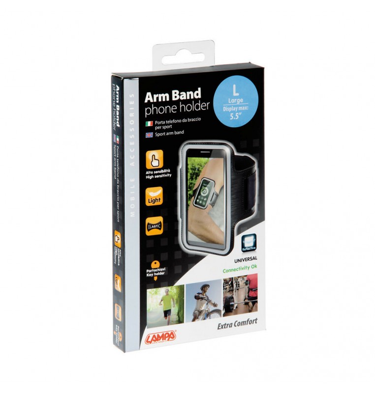 Arm Band, portatelefono da braccio per sport - L - max 5,5"