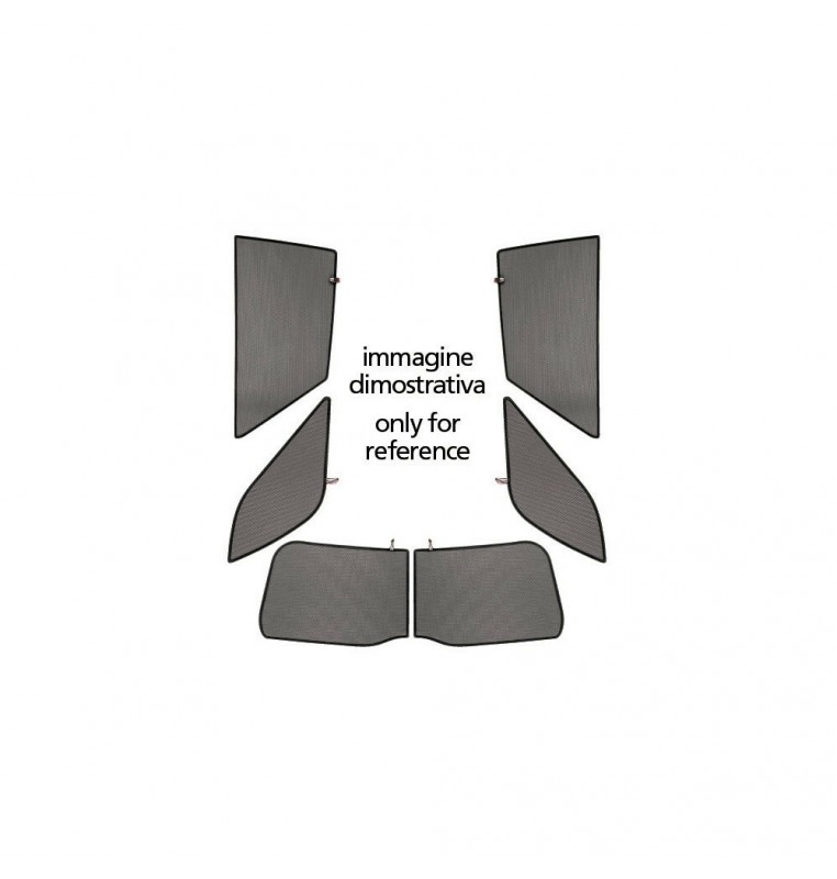 Kit tendine Privacy - 6 pz  - compatibile per  Volkswagen Golf VII Alltrack  -  Volkswagen Golf VII Variant