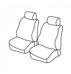 Set coprisedili Superior - Beige - compatibile per Citroen Jumper (05/14>)  - Fiat Ducato (05/14>)  - Peugeot Boxer (05/14>)