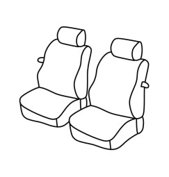 Set coprisedili Superior - Beige - compatibile per Opel Combo (10/01>03/12)