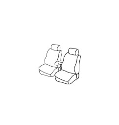 Set coprisedili Superior - Beige - compatibile per Renault Kangoo (02/08>05/21)