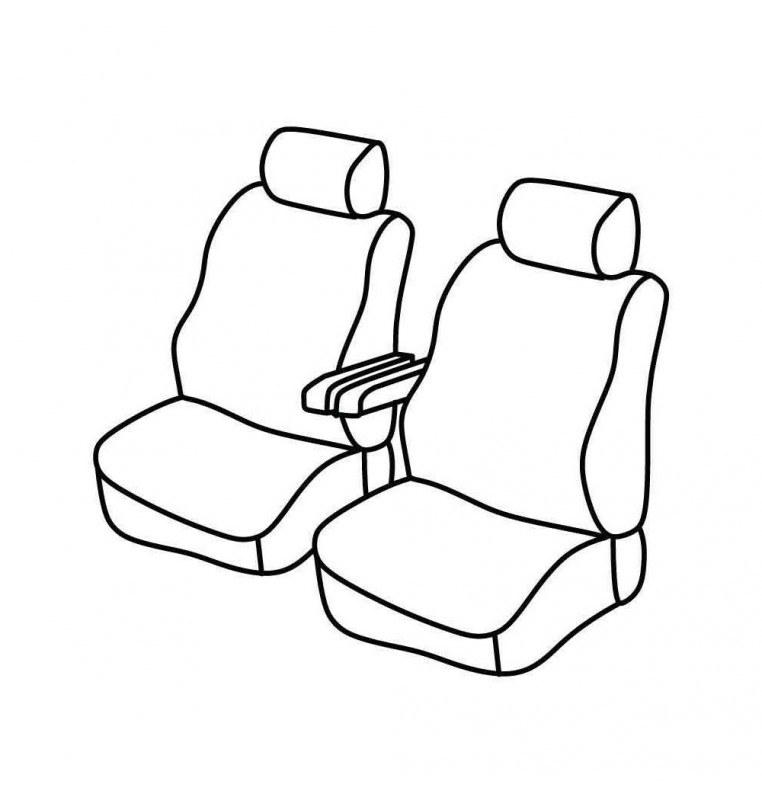 Set coprisedili Superior - Beige - compatibile per Renault Trafic (03/01>05/14)