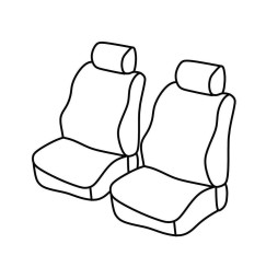 Set coprisedili Superior - Beige - compatibile per Renault Express Van (06/21>)