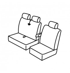 Set coprisedili Superior - Nocciola - compatibile per Citroen Jumper (05/14>)  - Fiat Ducato (05/14>)  - Peugeot Boxer (05/14>)