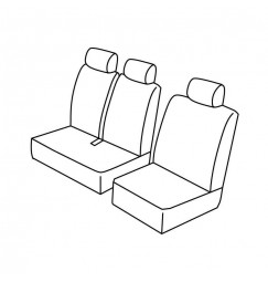 Set coprisedili Superior - Nocciola - compatibile per Mercedes Citan (10/12>08/21)