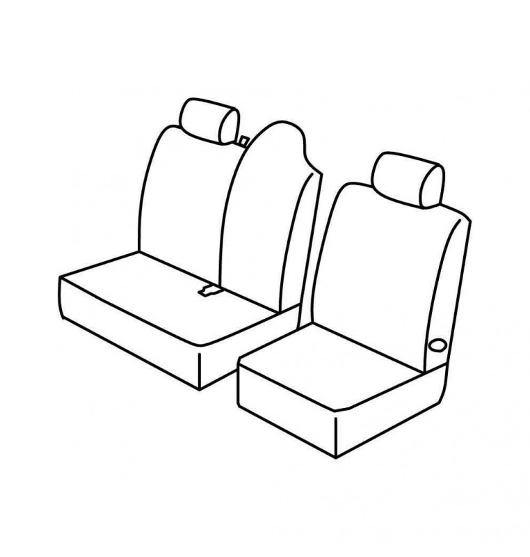 Set coprisedili Superior - Nocciola - compatibile per Renault Master (02/10>08/14)