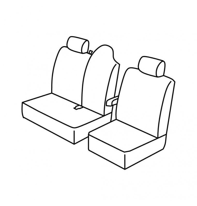 Set coprisedili Superior - Nocciola - compatibile per Renault Master (02/10>)