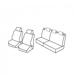 Set coprisedili Superior - Beige - compatibile per Ford Fiesta 5p (05/02>08/08)