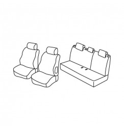 Set coprisedili Superior - Beige - compatibile per Citroen C3 (05/02>08/05)