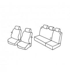 Set coprisedili Superior - Beige - compatibile per Fiat Bravo (10/95>10/01)