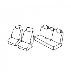 Set coprisedili Superior - Nocciola - compatibile per Seat Leon (09/05>04/09)