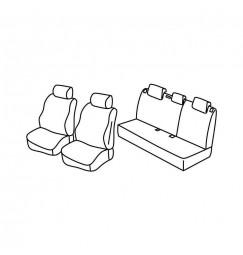 Set coprisedili Superior - Nocciola - compatibile per Seat Leon (05/09>12/12)