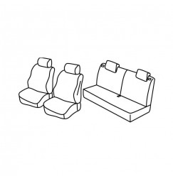 Set coprisedili Superior - Nocciola - compatibile per Suzuki Jimny (11/18>)