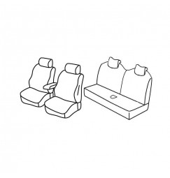 Set coprisedili Superior - Beige - compatibile per Mini Mini (R50) (09/01>10/06)