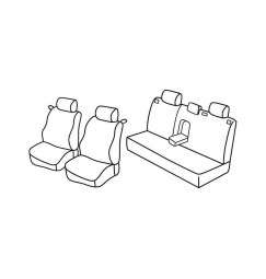 Set coprisedili Superior - Beige - compatibile per Opel Astra G 3p (11/00>03/05)