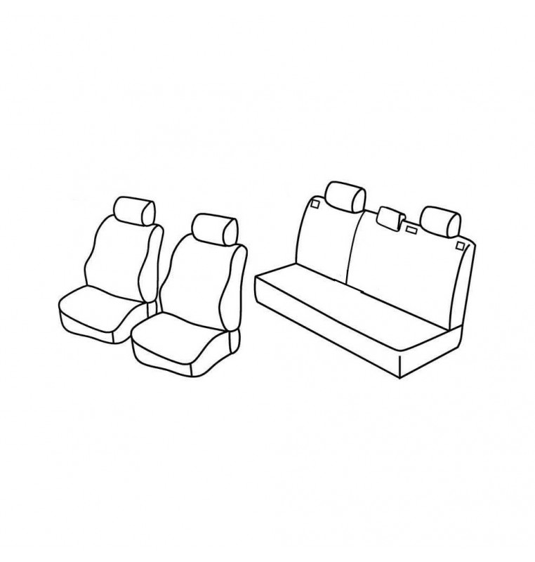 Set coprisedili Superior - Beige - compatibile per Opel Astra G 5p (04/98>02/04)