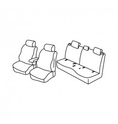 Set coprisedili Superior - Beige - compatibile per Suzuki S-Cross (09/13>11/21)  - Suzuki S-Cross 5p (12/21>)
