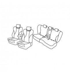 Set coprisedili Superior - Beige - compatibile per Audi Q5 (03/17>)