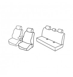 Set coprisedili Superior - Beige - compatibile per Bmw Serie 3 (E90) (03/05>01/12)