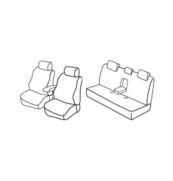 Set coprisedili Superior - Beige - compatibile per Bmw Serie 3 (E90) (03/05>01/12)