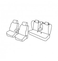 Set coprisedili Superior - Beige - compatibile per Bmw X5 (E53) (05/00>02/07)