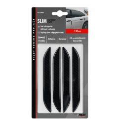 Slim, set 4 salvaporta adesivi - Carbon Look