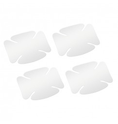 Pellicole antigraffio per incavi maniglie, set 4 pz - 10x8 cm