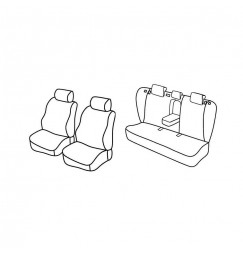 Set coprisedili Superior - Beige - compatibile per Hyundai i40 Wagon (07/11>08/19)