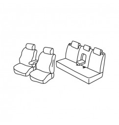 Set coprisedili Superior - Nocciola - compatibile per Hyundai Tucson (11/20>)