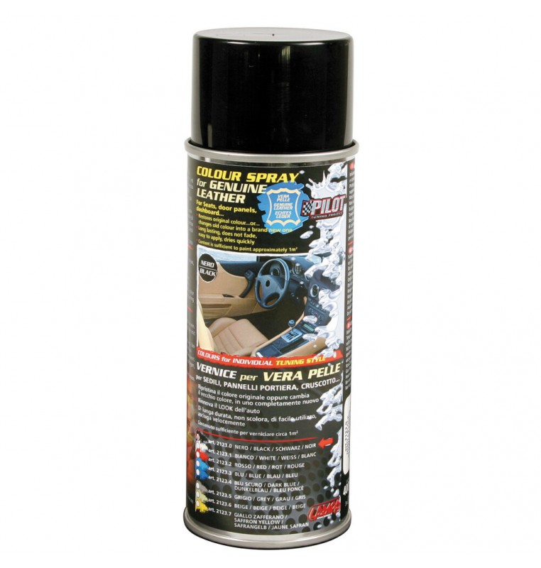 Vernice spray per interni in pelle - Nero