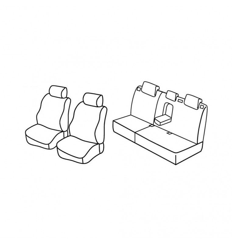 Set coprisedili Superior - Nocciola - compatibile per Mercedes ML (07/05>12/15)