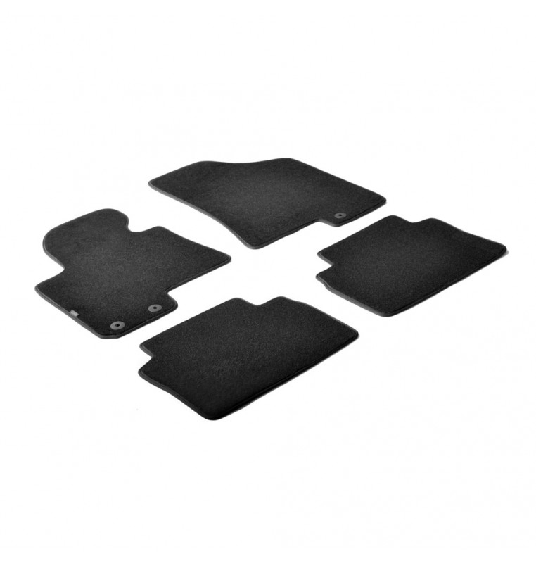 Set tappeti su misura in moquette - compatibile per  Hyundai ix35 (03/10>12/15) -  Kia Sportage (09/10>02/16)