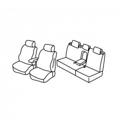 Set coprisedili Superior - Beige - compatibile per Renault Fluence (01/12>04/15)