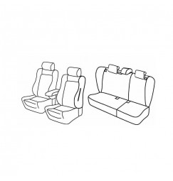 Set coprisedili Superior - Nocciola - compatibile per Skoda Octavia 5p (09/04>02/13)  - Skoda Octavia Wagon (01/05>04/13)