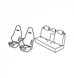 Set coprisedili Superior - Beige - compatibile per Skoda Octavia 5p (06/20>)