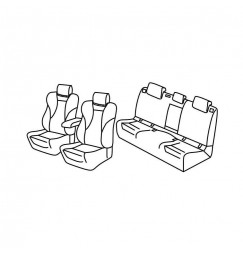 Set coprisedili Superior - Nocciola - compatibile per Skoda Enyaq 5p (11/20>) Electric