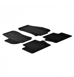 Set tappeti su misura in gomma - compatibile per  Opel Zafira (09/05>10/11) -  Opel Zafira One (11/11>07/15)
