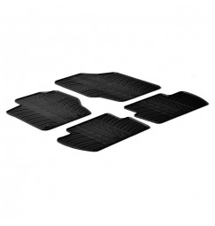 Set tappeti su misura in gomma - compatibile per  Citroen C4 3p (01/05>10/10) -  Citroen C4 5p (01/05>10/10)