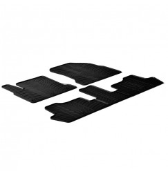Set tappeti su misura in gomma - compatibile per  Citroen C4 Picasso (03/07>05/13)