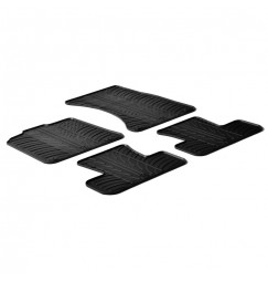 Set tappeti su misura in gomma - compatibile per  Audi Q5 (11/08>02/17)