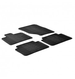 Set tappeti su misura in gomma - compatibile per  Audi Q7 (03/06>05/15)