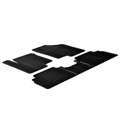 Set tappeti su misura in gomma - compatibile per  Hyundai ix20 (11/10>12/20) -  Kia Venga (02/10>11/19)