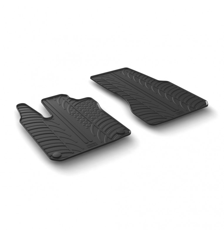 Set tappeti su misura in gomma - compatibile per  Smart Fortwo (11/14>) -  Smart Fortwo Cabrio (03/16>)