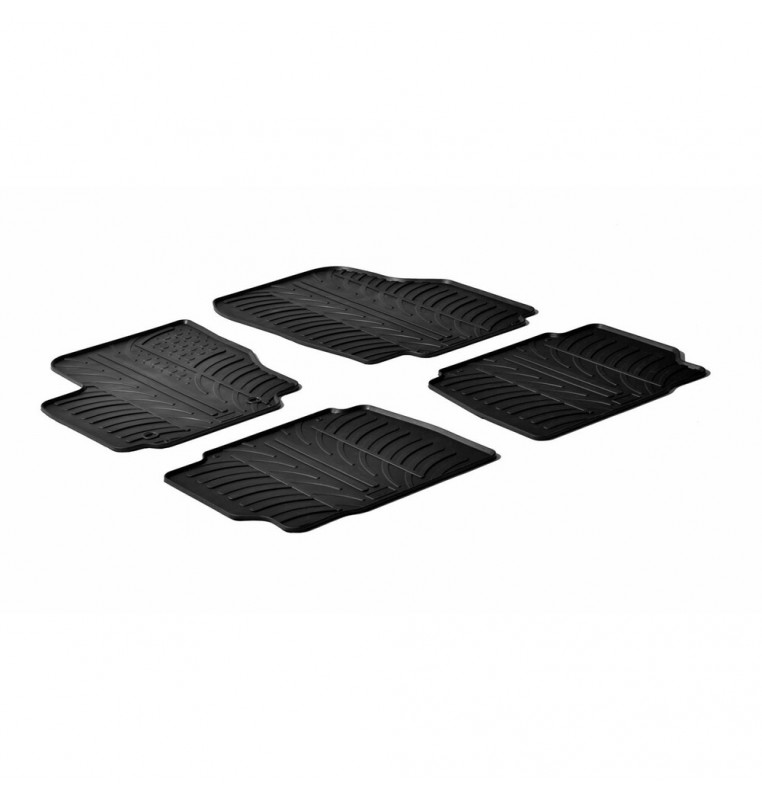 Set tappeti su misura in gomma - compatibile per  Ford Mondeo 4p (05/07>10/14) -  Ford Mondeo 5p (05/07>10/14) -  Ford Mondeo Wa